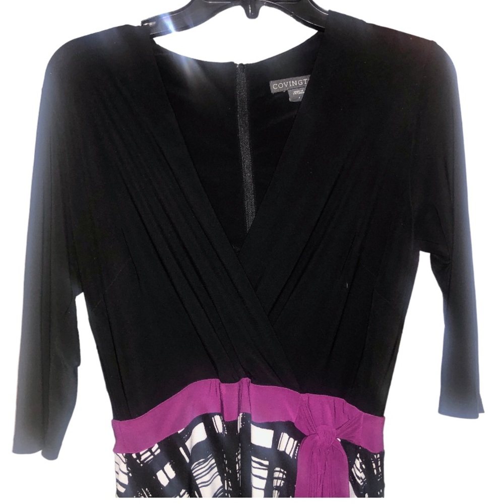 Covington Dress 💜🖤🤍 - Picture 4 of 11